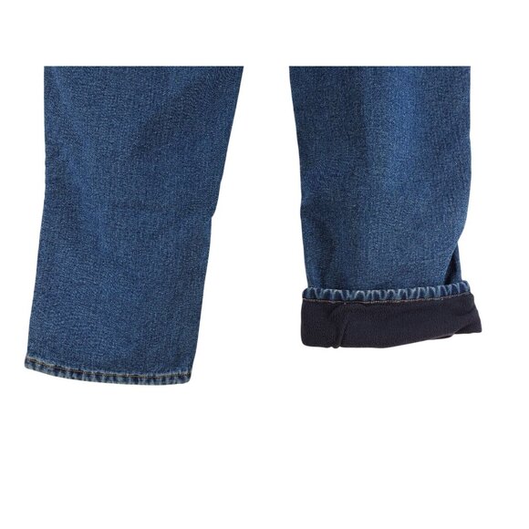 Work King Fleece Lined Jeans Men's Size 44x32 Medium Wash Straight - Picture 5 of 8